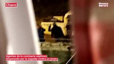 La policía de Capitanich disparando por la espalda