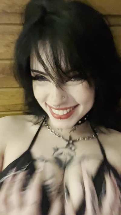 would you fuck two horny goth sluts?
