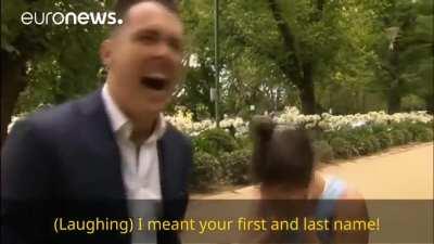 She did ask she was asked...