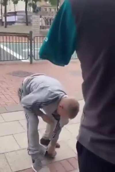 HMFT after I get slammed by a guy with one arm.