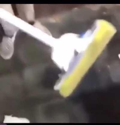 That water is so trashy