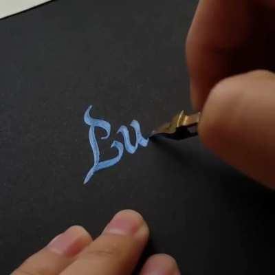 To write some nice calligraphy