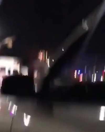 It might be your cue to leave when you start hearing gunshots.