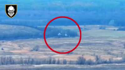 Ukrainian tank of the 3rd Tank Brigade targeted Russian infantry and Russian positions to support a counterattack of the 10th Mountain Assault Brigade. South of Siversk. December 2024.