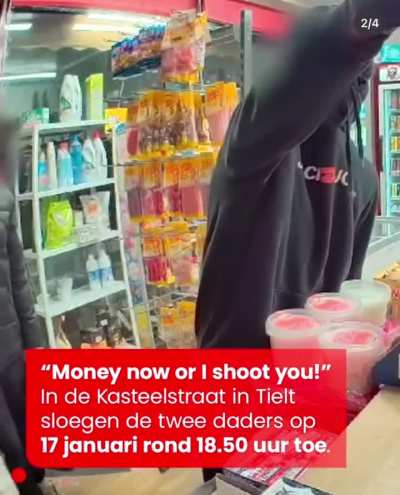 Failed robbery attempt at night shop in Belgium, owner unimpressed: 