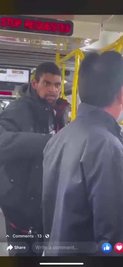 Another day on a NYC bus.