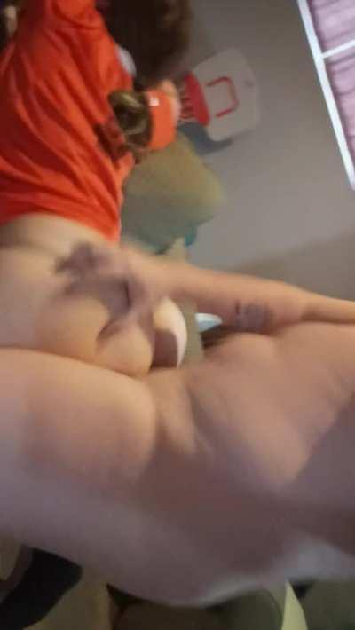 He woke up and chose to breed me first thing in the morning. I'm not complaining.