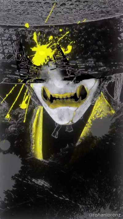 Been playing heaps of Ghost of Yōtei & made a little animated loop - Tell me whatcha think!