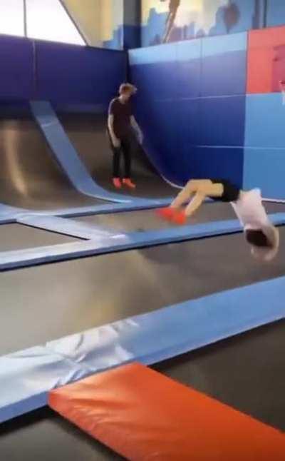 Poor space awareness = instant comedy