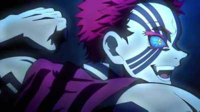 AKAZA VS RENGOKU FIGHT #DEMONSLAYER #RENGOKU #AKAZA #EDITS #KNY