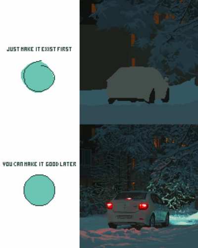 Just make it exist first.