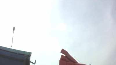 Truck loses or fails to use breaks at intersection and hits pedestrians