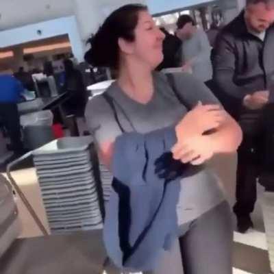 When you find out at the airport that your friends dropped off a giant sex toy