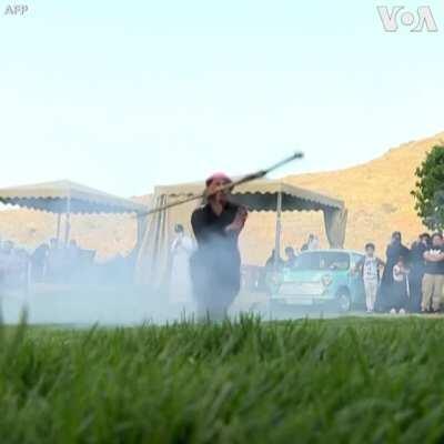This Saudi traditional dance. Source ( VOA )
