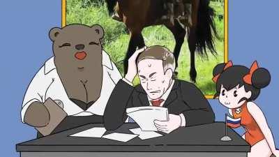 This entire month as an anime intro