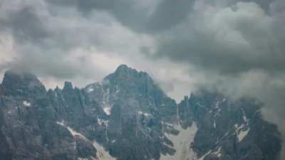A quick timeplase in the Dolomites with some nice clouds
