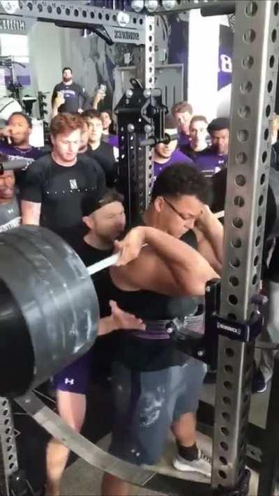 I had David Attenborough Narrate the guy squatting 450lbs