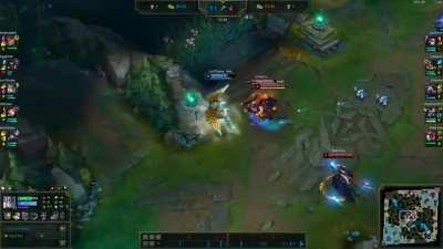 Galio juking like a pleb