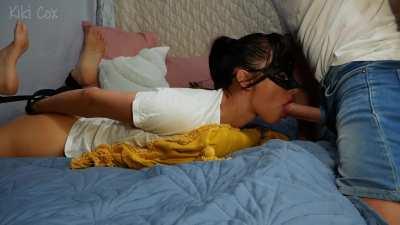 Your bully tied your GF and gave you first row seat to watch how he uses every single hole of her as he pleases. The best part of it? She loved it more than ever