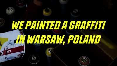 Tribuna.com painted a graffiti of Lewandowski in Warsaw in order to immortalize his genius season since FF cancelled the Ballon d'Or award