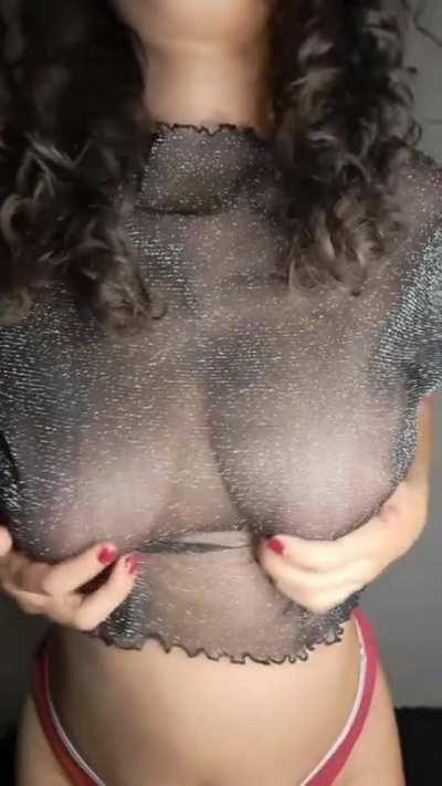 Couldn’t resist showing you this new see-through shirt I got