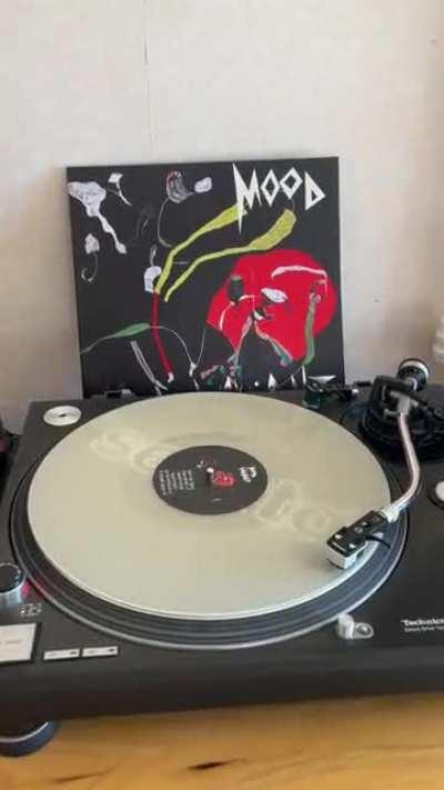 Flattening records using the oven/glass technique