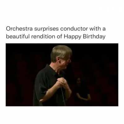 His reaction is so precious!