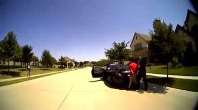 Man arrested for rolling window down