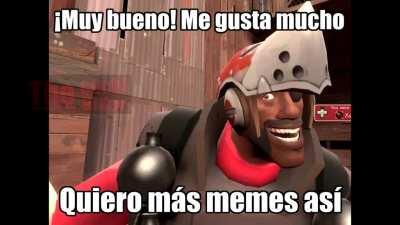 Demoman rates your meme (In spanish)