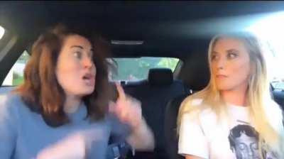 Her friend face says it all