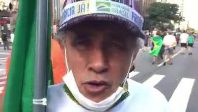 “Sou a favor de fechar o Congresso, mas dentro da lei”, diz bolsonarista na Paulista - DCM