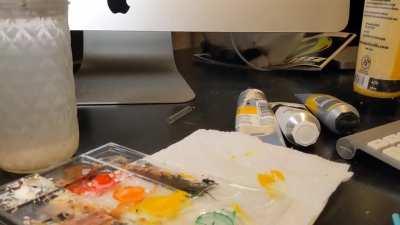 My art supplies always seem to mysteriously disappear...