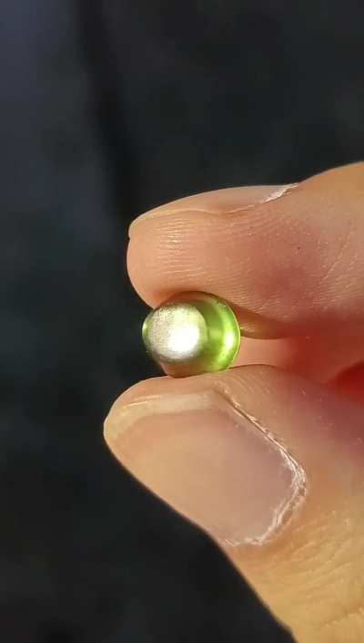 Has anyone ever seen peridot with a distinct cat’s eye effect? I’m honored to own a few pieces myself.