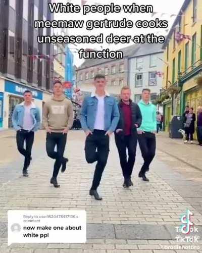 This is for the white people