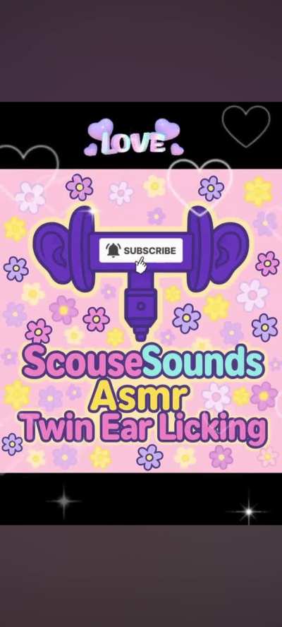 TWIN scouse girls ear licking and mouth sounds!!! To help you sleep and relax!Youtube link is below! Please go check it out if you love ear licking! 💖💜❤️💗🤗😋