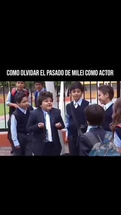 cómo olvidar el pasado de Milei como actor?