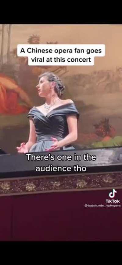 Soprano has no male tenor to partner her in La Traviata encore - an audience member steps in