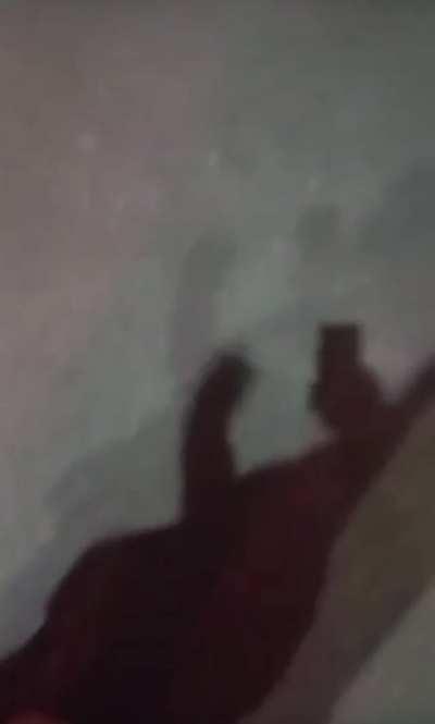 Man tries to do the fire breathing stunt