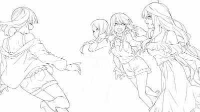 Timelapse Of Negi Drawing His Special Artwork For The Honeymoon Special