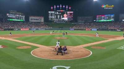 The White Sox hit into a 8-5 Triple Play due to a mental lapse by Adam Engel