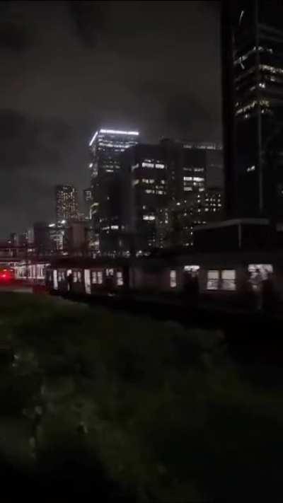 It does look pretty at Night( near Dadar)