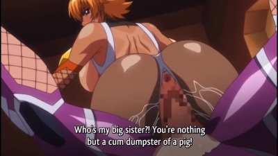 Tomboy Breeding Sis like a Pig