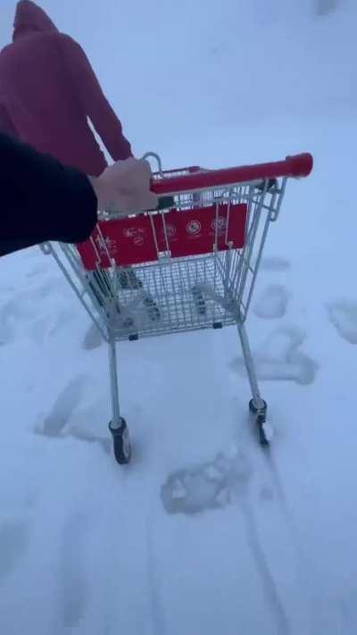 Shopping carts are free property