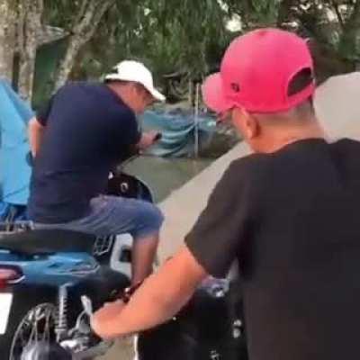 WCGW riding over a bridge after heavy drinking party
