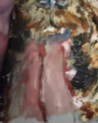 This doggo painting (by Erica Bleu)