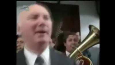 My dad is a warcriminal and no one has the balls to arrest him!