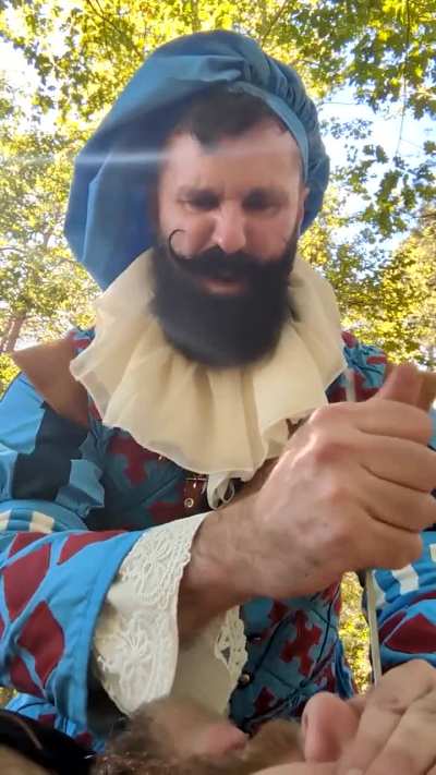 We did the whole Volo eye scene in cosplay. Bad acting :)