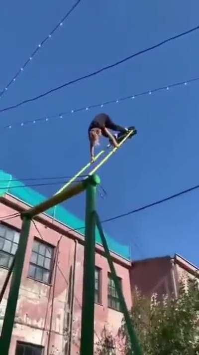 Praise the CameraMan for keeping the whole motion in frame