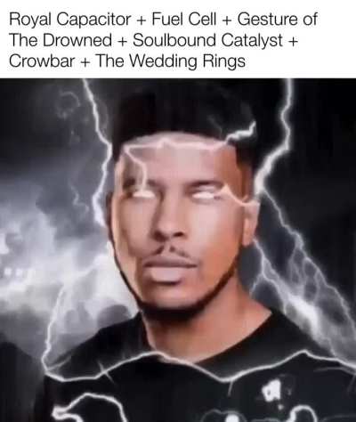 Mithrix getting blasted by 15 Thunderbolts while trying to do the Opening Cutscene