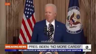 Biden’s new announcement is...